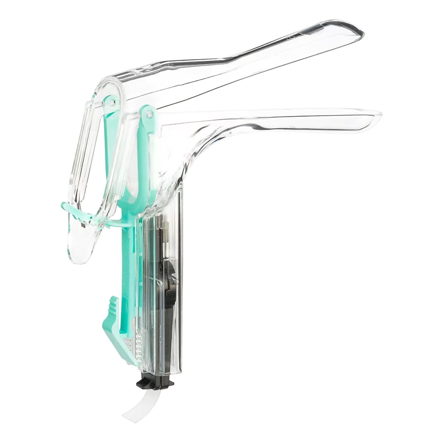 Vaginal Speculum KleenSpec® 590 Series Premium Pederson NonSterile Office Grade Acrylic Medium Double Blade Duckbill Disposable Built-In Light Source